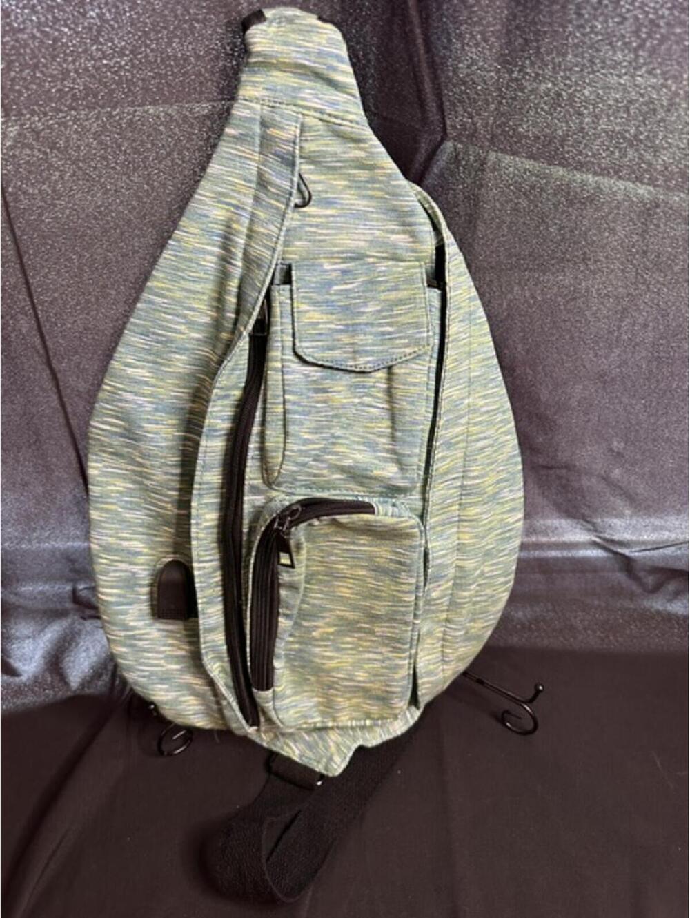 Anti-Theft Nu RuckSack CrossBody Bag w/ USB Port